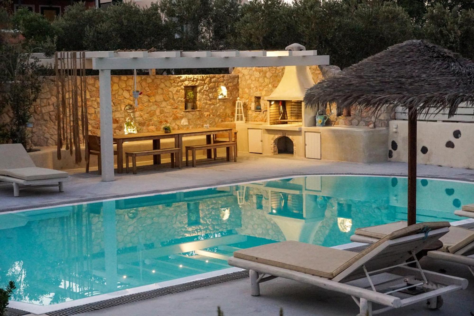 Theros Houses Santorini Kamári Exterior foto
